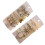 10x Perlen Kristall Haarnadel Stern Meer Clip Set 3