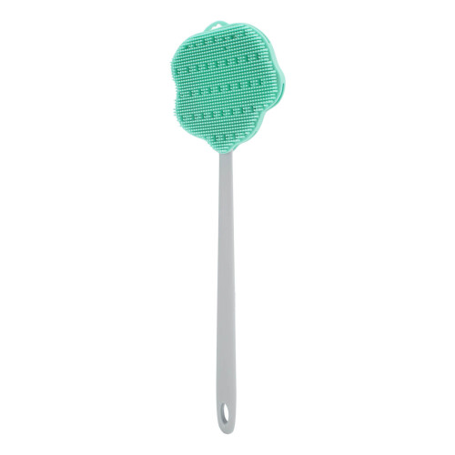 (Green) Lange Handgreep Silicone Doucheborstel 2