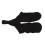 (Black) Body Donna Backless Push Up Nero Spalline Trasparenti 5