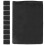 Black Drawstring Bag Polyester Rope Storage 4