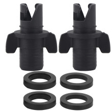 Kayak Air Valve Connector Black Boat Inflation Adapter