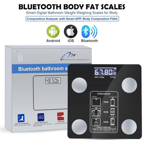 Bluetooth Smart Digital Body Fat Weighing Scales 2