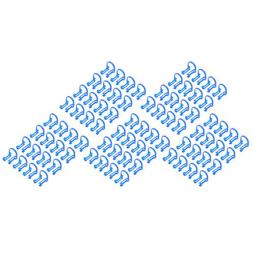 100 Stk Wattebauschhalter Clip Zahnmedizinisch Blau