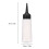 150ml Haarfarbe-Flasche mit Mischspitze Schwarz 2