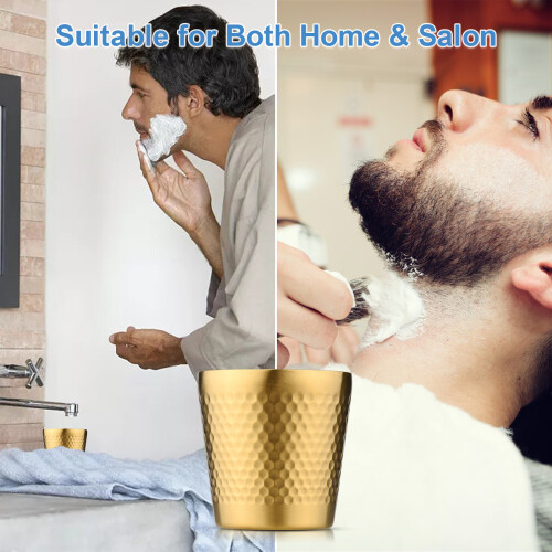 Stainless Steel Shaving Soap Cup Bowl 2