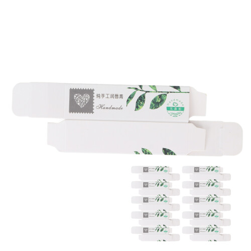 10pz Scatole Cartone Lipstick Pieghabili 2