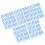 100 Stk Wattebauschhalter Clip Zahnmedizinisch Blau 4