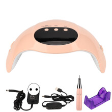 (EU Plug) 48W LED-Nagellampe 2-in-1 Digital Gel-Trockner 30000U/min