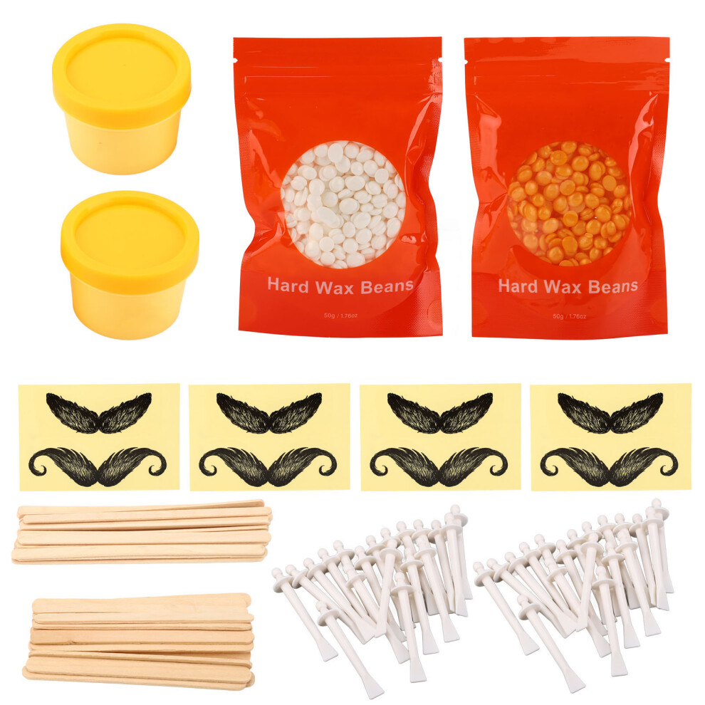 Nose Wax Kit Waxing Beads Applicators Hair Removal for Men Women