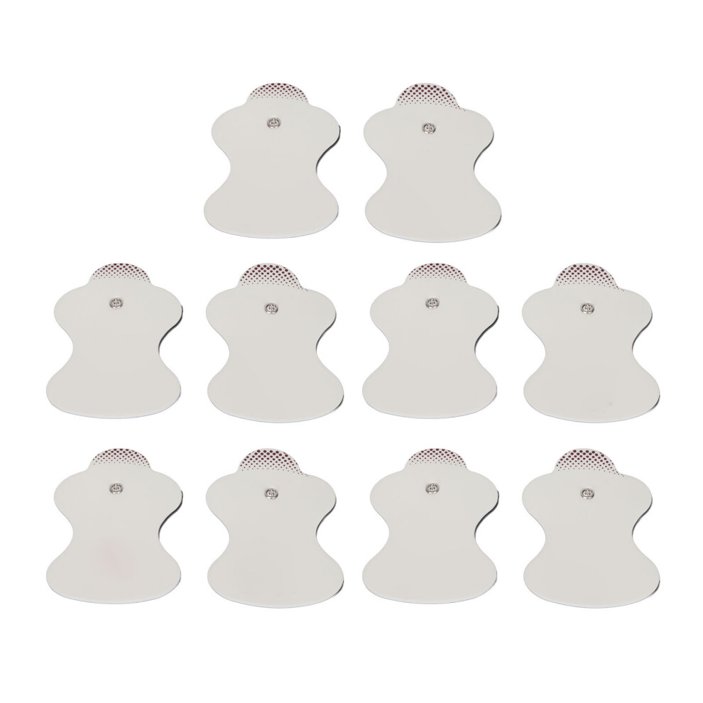 10pcs Gourd Shaped Self Adhesive Electrode Pad for Electrotherapy