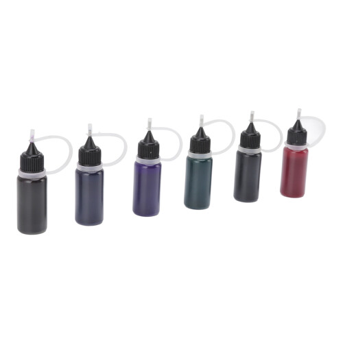 6-Color Long Lasting Temporary Tattoo Ink Kit 2