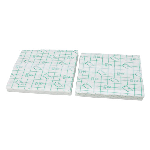 100 Stk wasserfeste Pflaster 10x12cm transparent 2