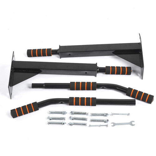 Wall Mount Pull Up Bar with 6 Foam Handles