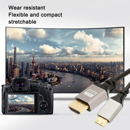 Mini-HD-Spring-Adapterkabel 4K60 18 Gbps 0,5–1,5 m 2
