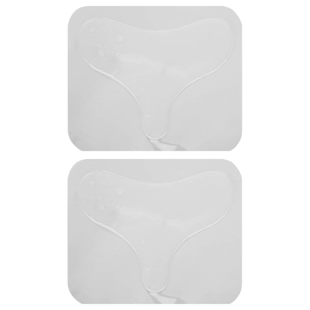 2Pcs Food Grade Silicone Wrinkle Pads Transparent Lightweight