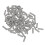 (Gray) 100pcs Gray Silicone Teeth Polishing Granules 2