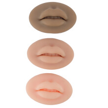 3x Silicone oefenlippen microblading