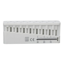 Plastic Dental Burs Ruler & Endodontic Files Holder