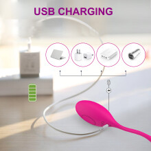Drahtloser Vibrationseier-APP: 5 Stufen, 9 Modi, wasserdicht