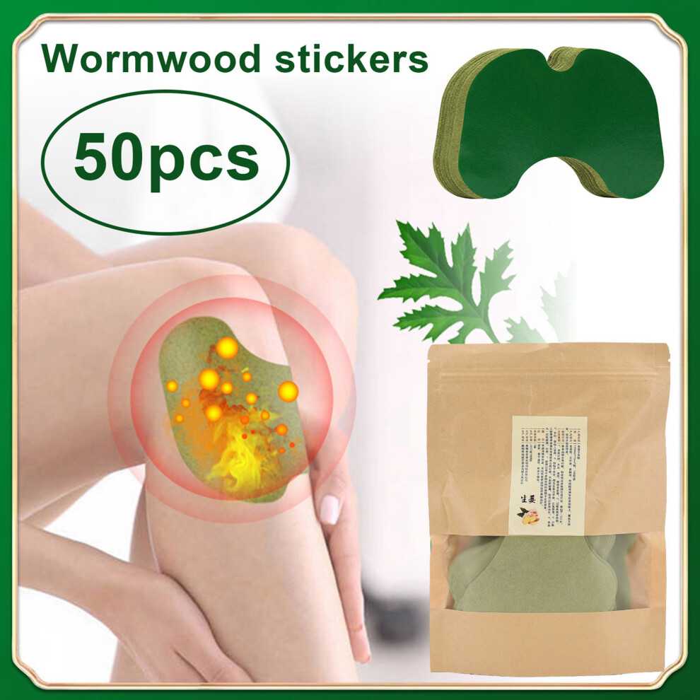 50Pcs Mugwort Knee Patch Moxibustion For Cervical Lumbar Spine 461605542393