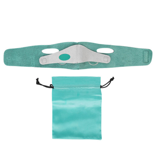 (Green) Green V-Line Face Slimming Strap for Double Chin