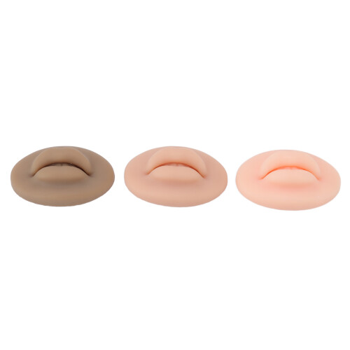 3x Silicone oefenlippen microblading 1