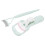 (Green) Eyelash Curler Comb Set Professional Wide Angle Green 5