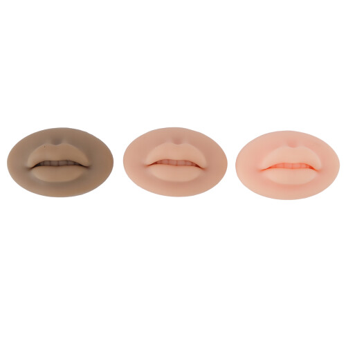 3x Silicone oefenlippen microblading 2