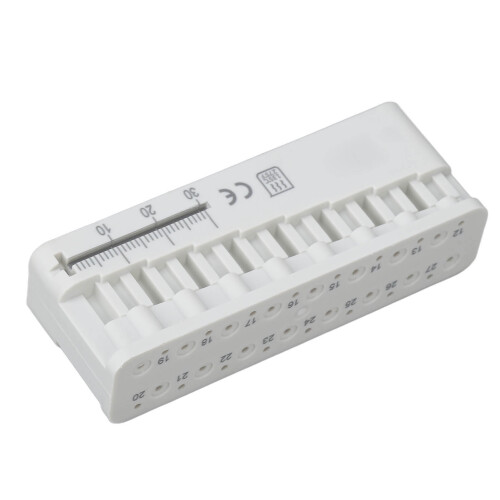 Plastic Dental Burs Ruler & Endodontic Files Holder 1