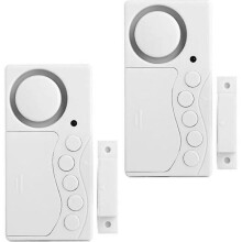2pac Freezer Door Alarm, 3/15/30/60 Seconds Wireless Refrigerator Alarm, 4 in 1 Door Sensor Door Bell Open Door Alarm Loud 108db