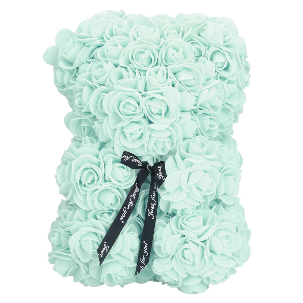 (Light Green) 25cm Rose Bear Valentine Christmas Gift Light Green-image-OPC-PMMGD68-NEW