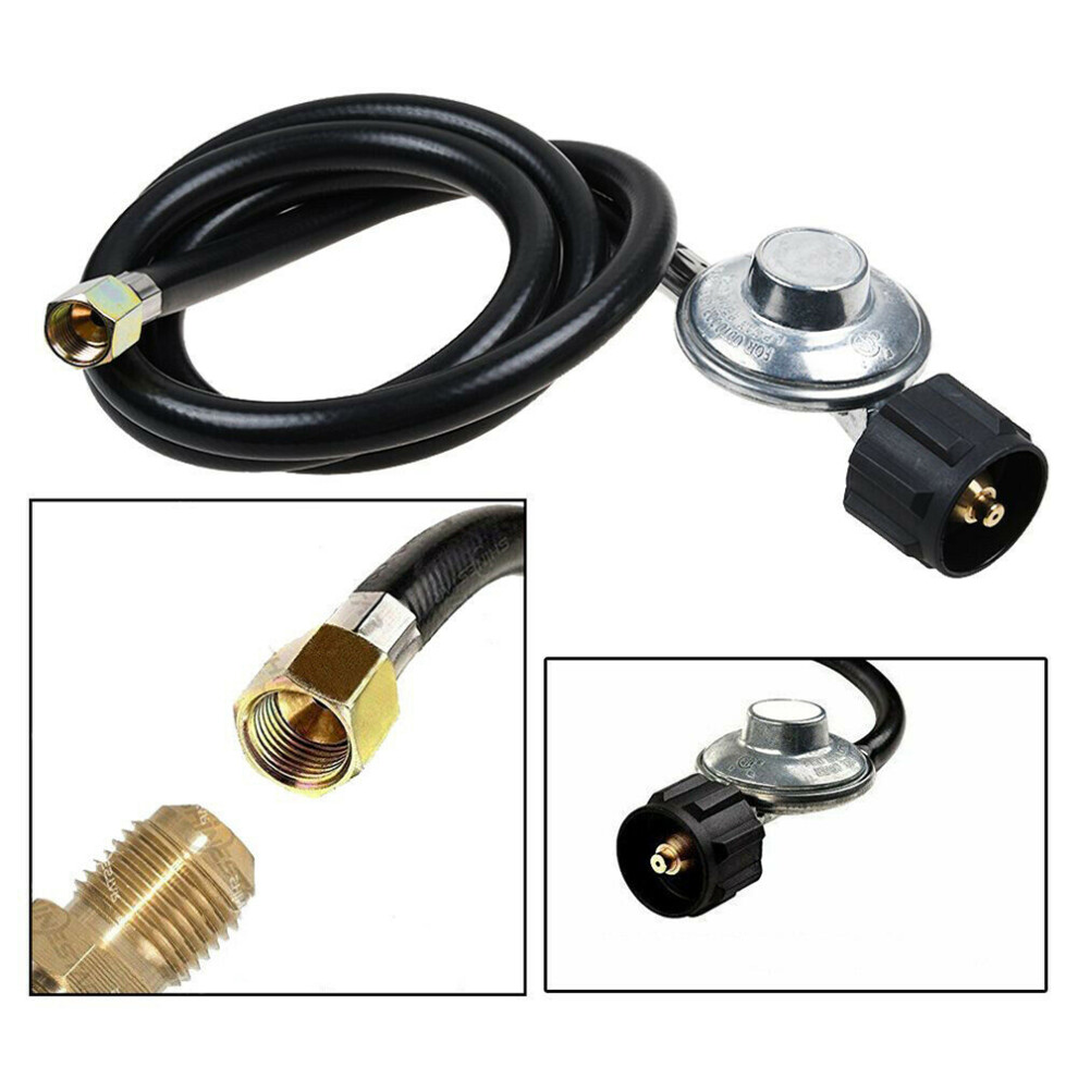 Propane Tank Extension Hose Regulator for BBQ Grill LP Fire Pit-image-OPC-PMMGD92-NEW