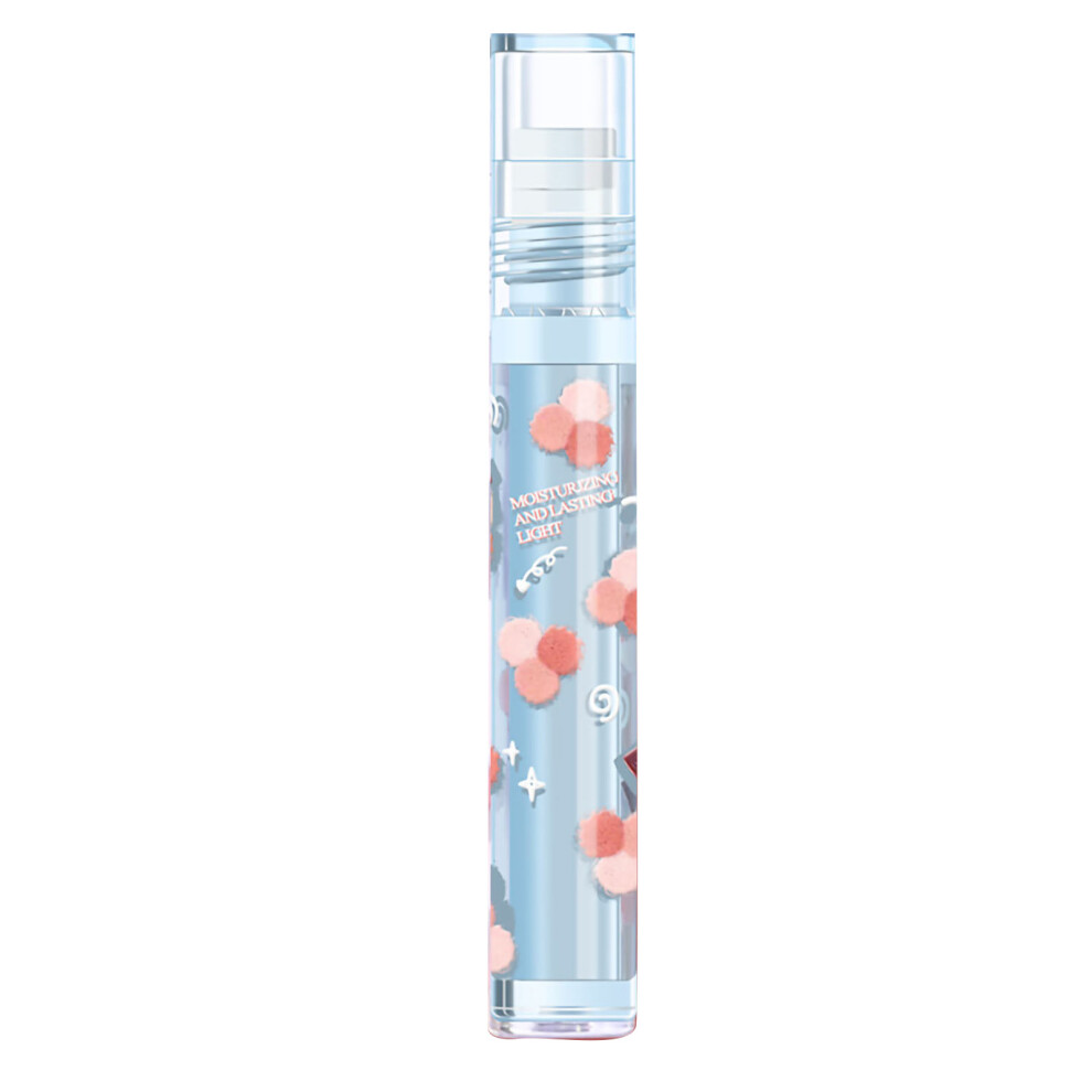 (01) Lipstick Mirror Glass Moisturizing Glossy Lip Glaze 01