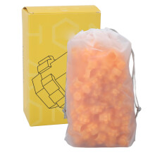 (Orange) 200pcs Beehive Tattoo Ink Cups Lake Blue