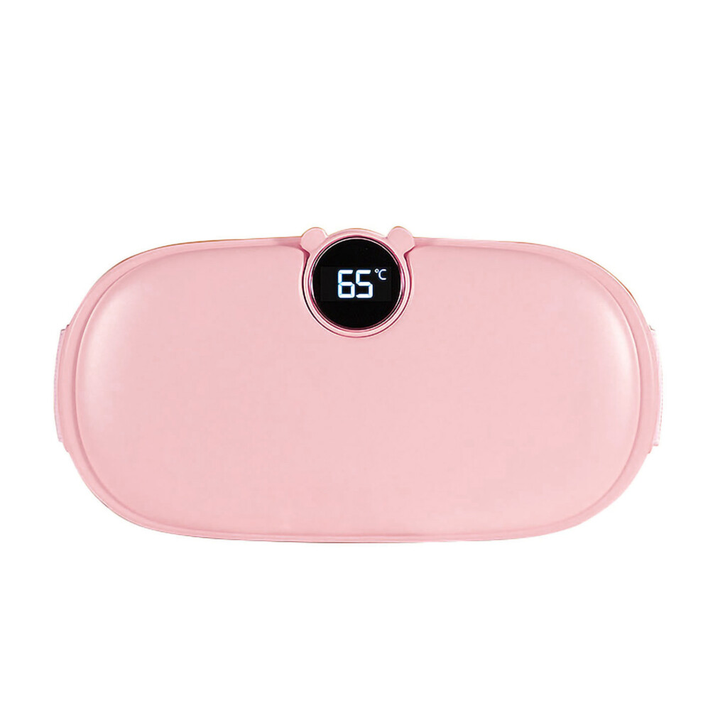 Pink (Pink) Heating Belts Uterus Massage Cramps Menstrual Pain Portable Pads
