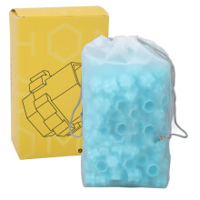 (Le lac bleu) 200pcs Beehive Tattoo Ink Cups Lake Blue
