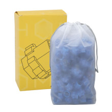 (Bleu foncé) 200pcs Beehive Tattoo Ink Cups Lake Blue