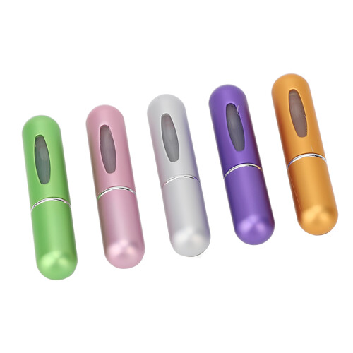 5pcs 5ml Nail Polish Remover Spray Aluminum Portable Atomizer 2