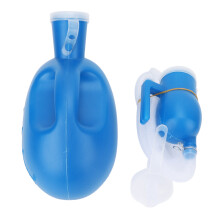 (Blue) 2000ml Urine Bottle Large Capacity Thickened Portable Blue