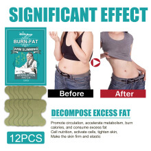12Pcs Burn-fat Arm Slimming Moxibustion Patches Metabolism