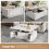 Lift Up Coffee Table with Hidden Storage 8