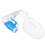 (White) 2000ml Urine Bottle Large Capacity Thickened Portable Blue 4