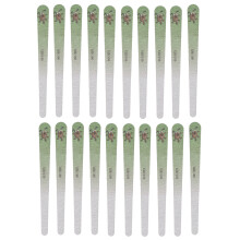 20x Waschbare Nagelfeilen doppelseitig 120/150 Grit Grün