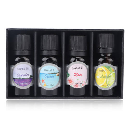 4pcs 10ml Essential Oils Set Aromatherapy for SPA Humidifier 2