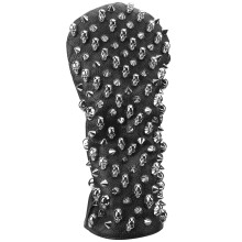 (L) PU Waterproof Golf Putter Cover Skull Rivet Silver S