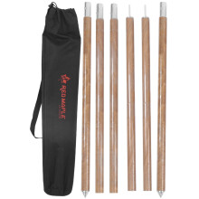 Thicken Wood Grain Backdrop Arbor Pole Aluminium Awning Support
