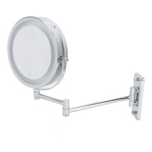 7-Zoll LED-Wandspiegel drehbar verstellbar mit Licht