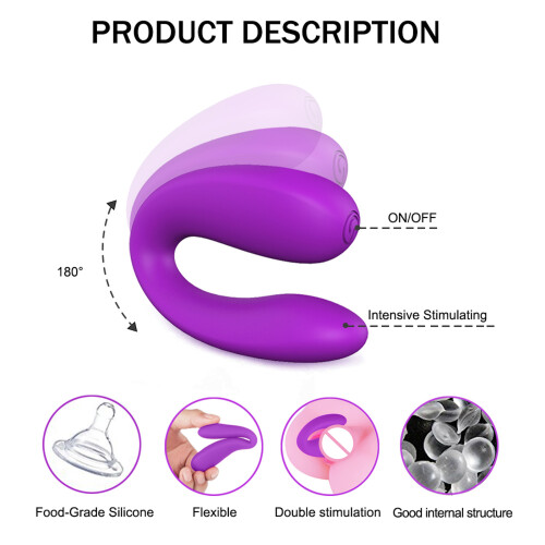 U-förmiger Liebes-Ei-Vibrator, Klitorisstimulator