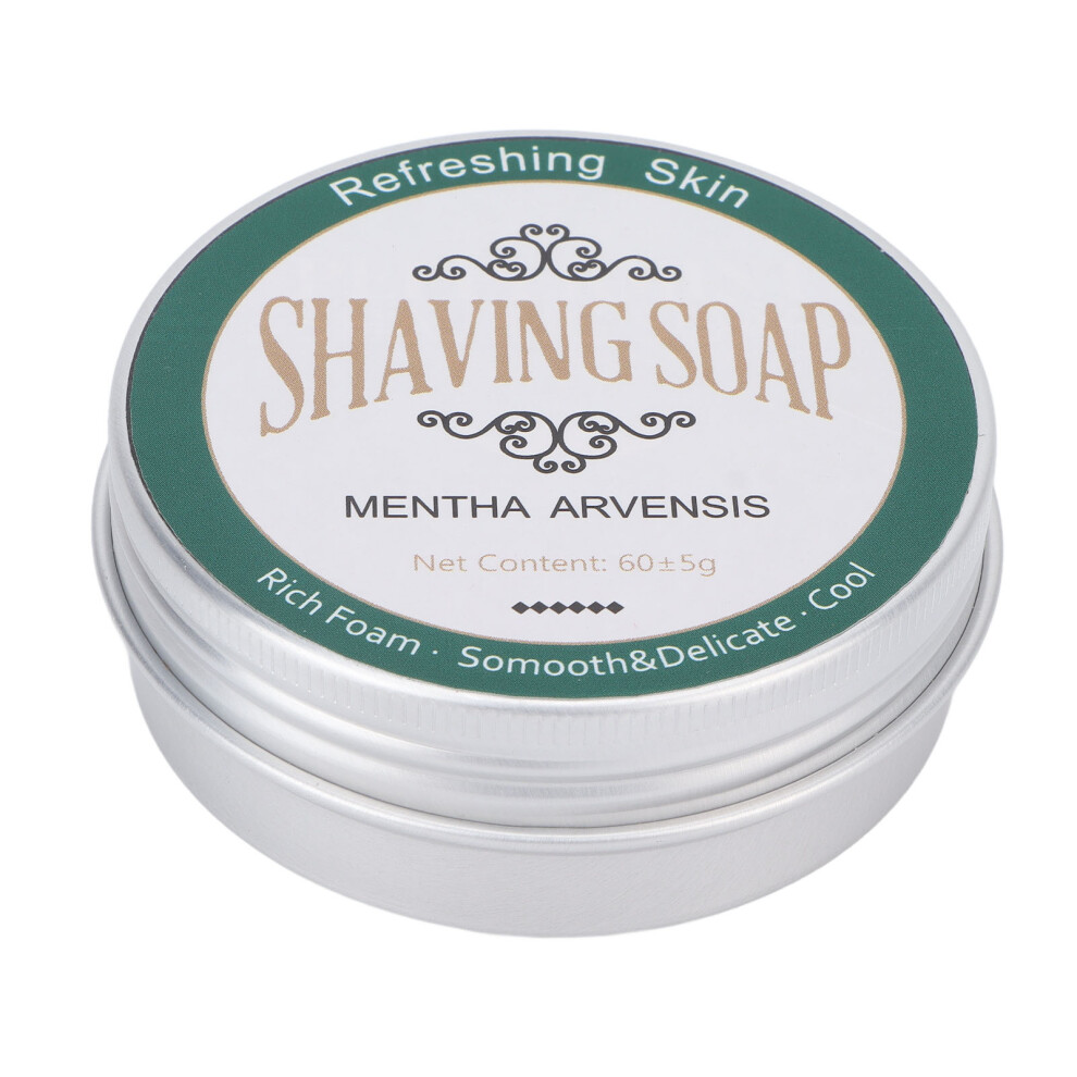 Cream 60G Mint Shaving Soap Softening Beard Moisturizing
