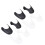 4 Pairs Shoe Inserts Guard Cuttable Reduce Crease Protector Shaper 4
